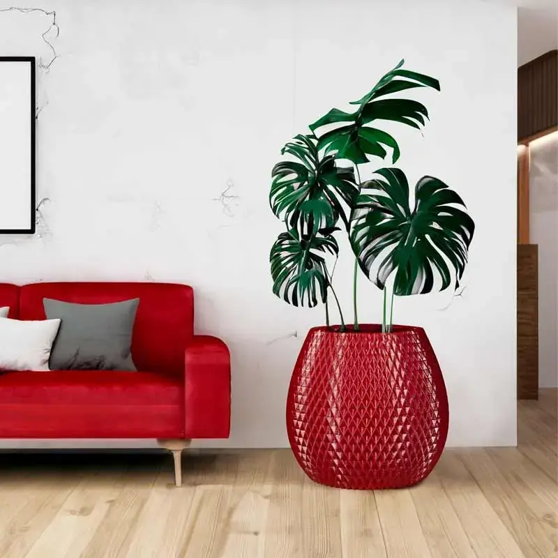 pot-design-ananas-rouge-salon-canape.webp